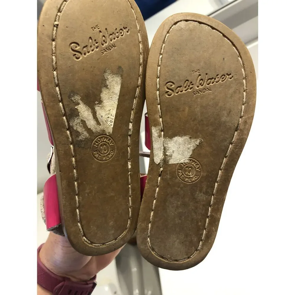 Salt Water Pink Sandals size 10